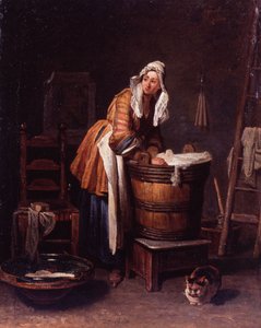 Lavandera de Jean Baptiste Simeon Chardin